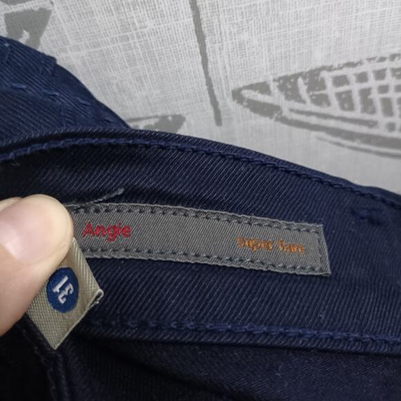 Citizens of Humanity Angie Super Flare Raw Hem midnight blue - Picture 4 of 6